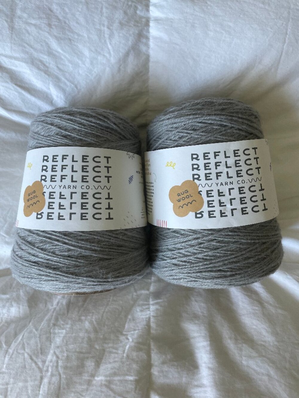 Tuft The World Reflect Wool Cone Yarn - 2 Cones